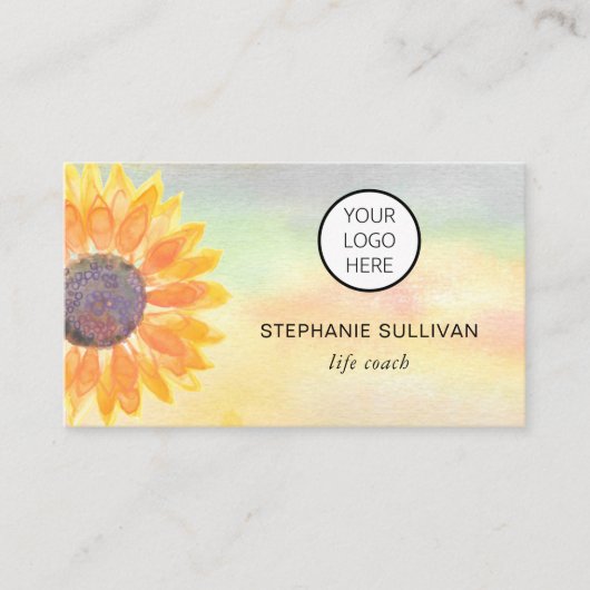 Life Coach Uw Logo Kleurrijk Visitekaartje (Voorkant)