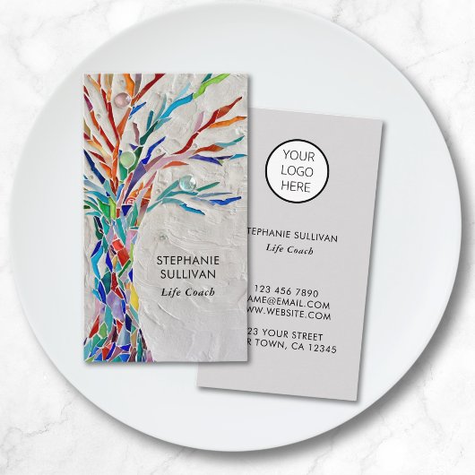 Life Coach Uw Logo Tree of Life Visitekaartje