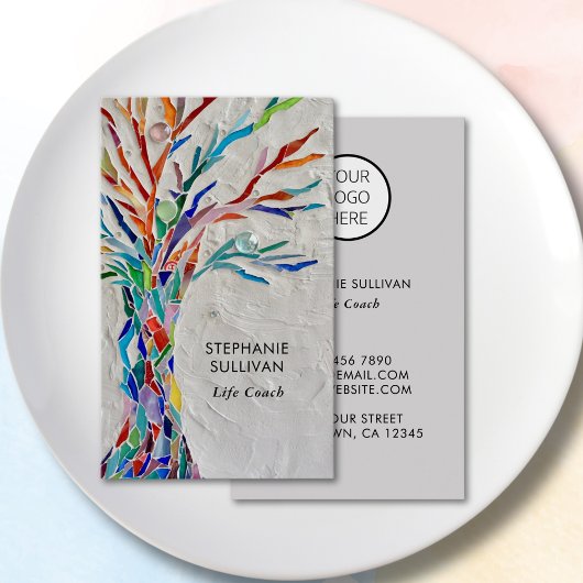 Life Coach Uw Logo Tree of Life Visitekaartje