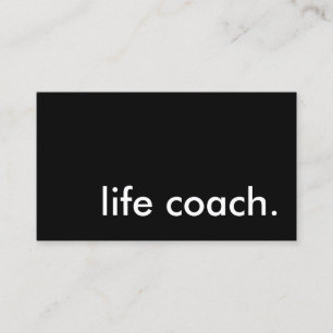 Life Coach. Visitekaartje