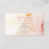 Life Coach Visitekaartje (Achterkant)