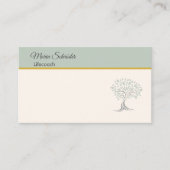 Life Coach Visitekaartje met Tree of Life Design (Voorkant)