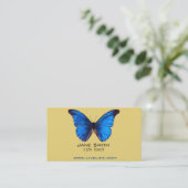 Life Coach wellend vlinderfreelance Visitekaartje (Staand voorkant)