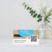 Life Coaching QR Code Logo Social Media Visitekaartje (Staand voorkant)