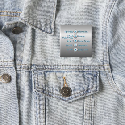 Life Control Buttonnen Silver Button (In situ)