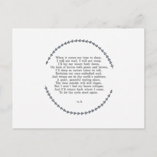 Life Cycle Postcard Briefkaart