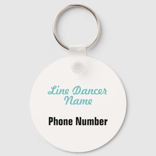 Life Dance Life Sleutelhanger ID (Achterkant)