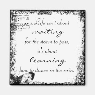 Life Dance Quote Magnet