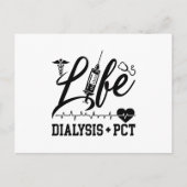 Life Dialyse + PCT Dialyse Neurse Tech-technicus Briefkaart (Voorkant)