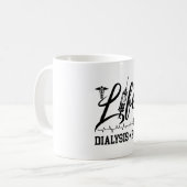 Life Dialyse + PCT Dialyse Neurse Tech-technicus Koffiemok (Voorkant links)