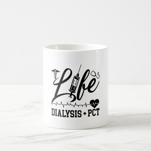 Life Dialyse + PCT Dialyse Neurse Tech-technicus Koffiemok (Center)