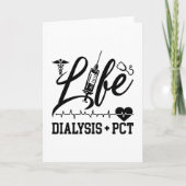 Life Dialysis + PCT Dialysis Nurse Tech Technician Kaart (Voorkant)