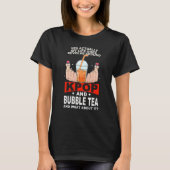 life does revolve around kpop and bubble tea Kpop  T-shirt (Voorkant)