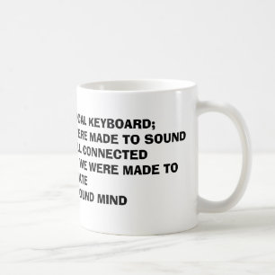 LIFE: EEN TOETSENBORD VAN DE GIANTE MUZIEKTE; WE Z KOFFIEMOK