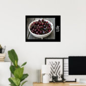 Life en een Bowl van Cherries Print (Thuiskantoor)