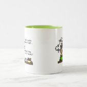 Life en Tequila Humor Tweekleurige Koffiemok (Center)