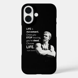 Life - Eugen Sandow Bodybuilding Motivatie iPhone 16 Hoesje