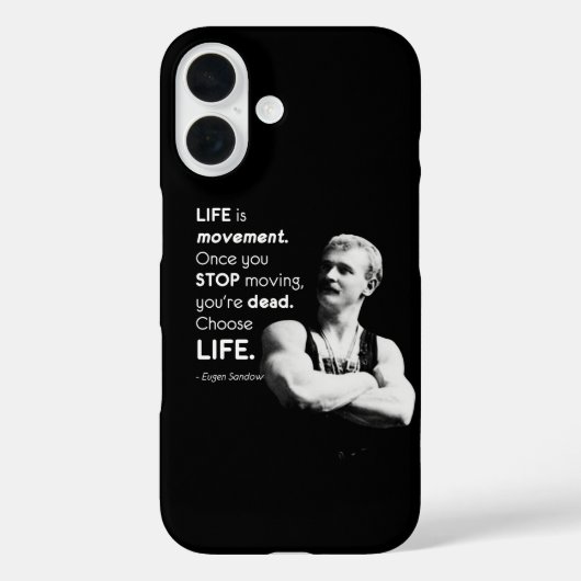 Life - Eugen Sandow Bodybuilding Motivatie Case-Mate iPhone Case (Achterkant)