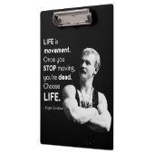 Life - Eugen Sandow Bodybuilding Motivatie Klembord (Links)