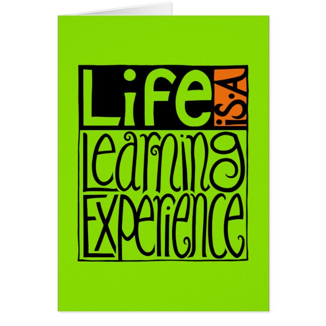 Life Experience Card (Voorkant)