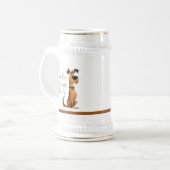 Life Feels Better With you Pup – Cute Dog Mug Bierpul (Voorkant links)
