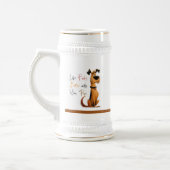 Life Feels Better With you Pup – Cute Dog Mug Bierpul (Links)