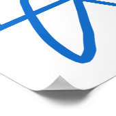 Life Focus Abstract Art Red Dot Poster (Hoek)