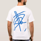 Life Focus Abstracte Art Red Dot T-Shirt Top (Achterkant)