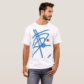 Life Focus Abstracte Art Red Dot T-Shirt Top (Voorkant volledig)
