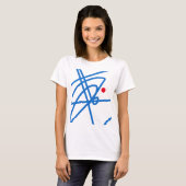 Life Focus Abstracte Art Red Dot T-Shirt Top (Voorkant volledig)