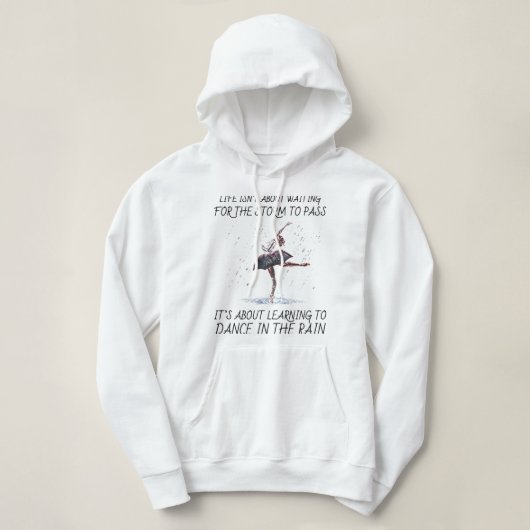 LIfe gaat niet over wachten Hoodie (Design voorkant)