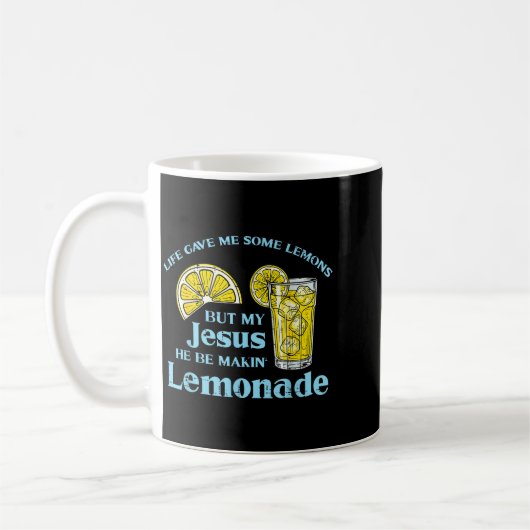 Life Gave Lemon Jesus Made Lemonade Christian Men  Koffiemok (Links)