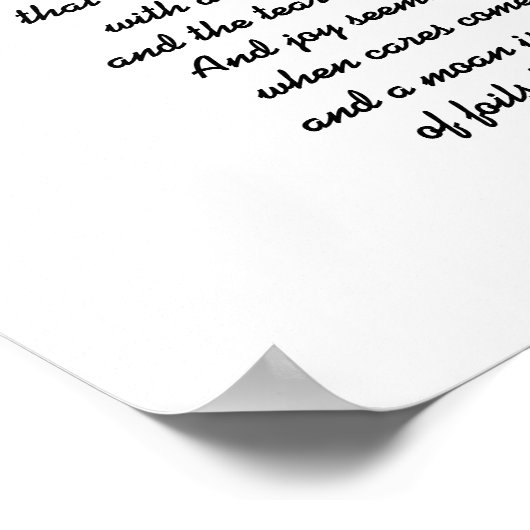 LIFE-gedicht Poster (Hoek)