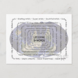 Life Giving S+Words Briefkaart