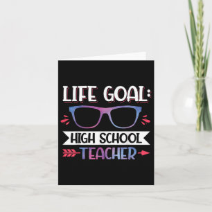 Life Goal_ Leraar van de middelbare school terug n Kaart