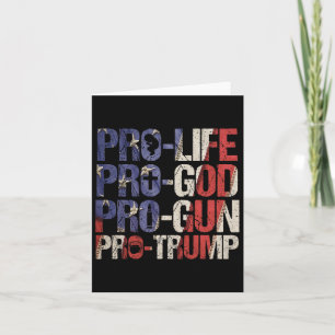 Life God Pistool Trump USA Herverkiezing Donald Tr Kaart