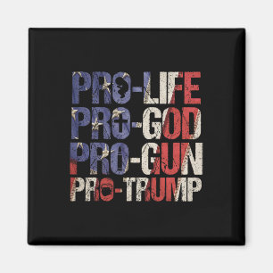 Life God Pistool Trump USA Herverkiezing Donald Tr Magneet