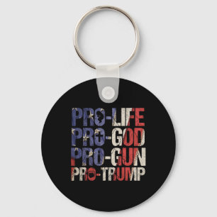 Life God Pistool Trump USA Herverkiezing Donald Tr Sleutelhanger