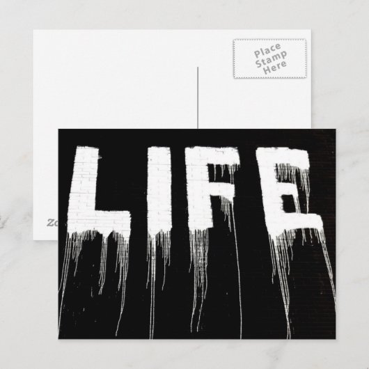 Life Graffiti Drivers Briefkaart (Voorkant / Achterkant)