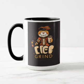 Life Grind Coffee Schattige Tijger - Koffiemok Mok