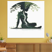 Life & Growth Canvas Afdruk (Insitu (Woonkamer))