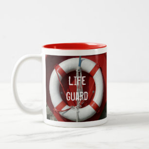 LIfe Guard-Mok Tweekleurige Koffiemok