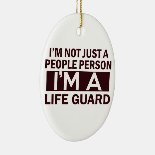 Life Guard-ontwerp Keramisch Ornament (Rechts)
