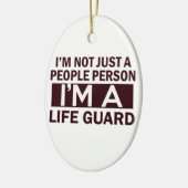 Life Guard-ontwerp Keramisch Ornament (Links)