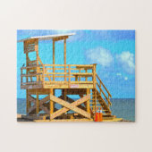 Life Guard Stand in Florida. Legpuzzel (Horizontaal)