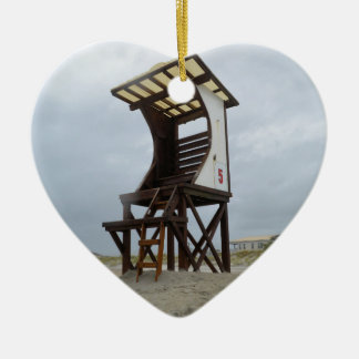 Life Guard Stand Wright tsville Beach NC Keramisch Ornament