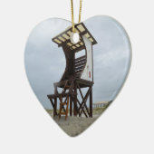 Life Guard Stand Wright tsville Beach NC Keramisch Ornament (Links)