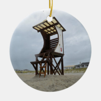 Life Guard Stand Wright tsville Beach NC Keramisch Ornament