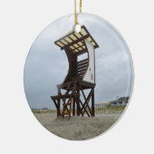 Life Guard Stand Wright tsville Beach NC Keramisch Ornament (Links)