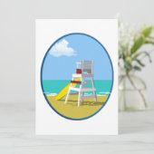 Life Guard-standaard Kaart (Staand voorkant)